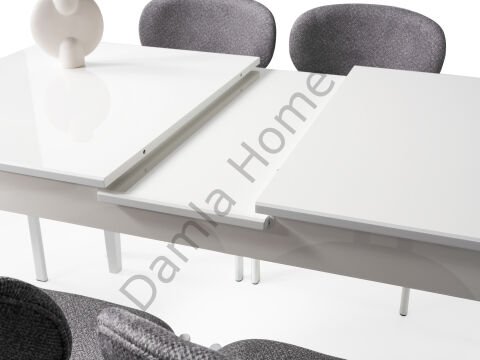 Paris Masa Sandalye Takımı - Beyaz