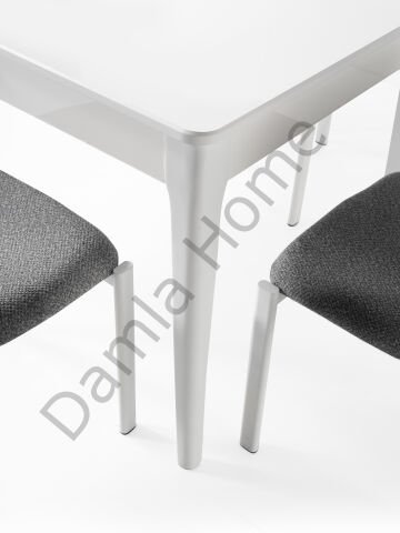 Paris Masa Sandalye Takımı - Beyaz