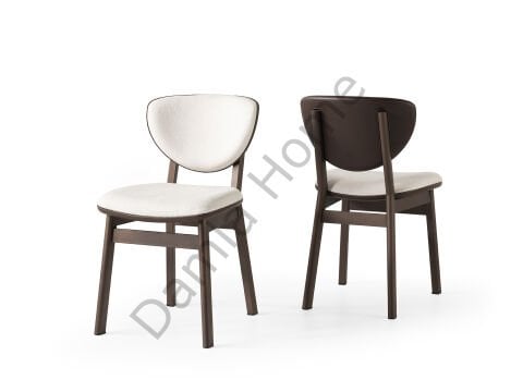 Lion Sandalye - Metalik Kahve/Krem