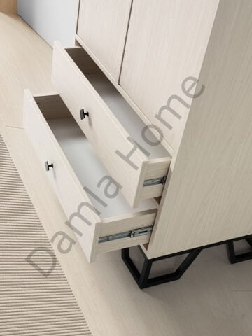 Luna İki Kapaklı Dolap - Monet