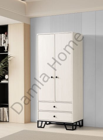 Luna İki Kapaklı Dolap - Monet