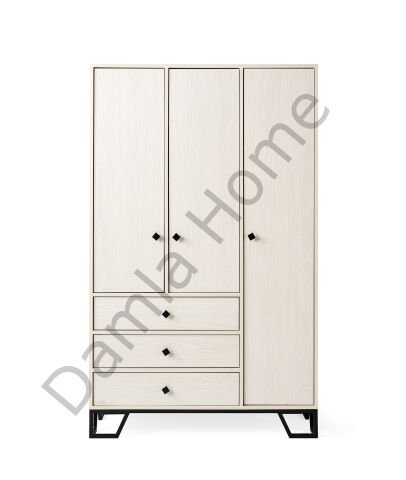 Luna Üç Kapaklı Dolap - Monet