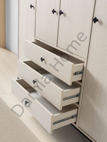 Luna Dört Kapaklı Dolap - Monet