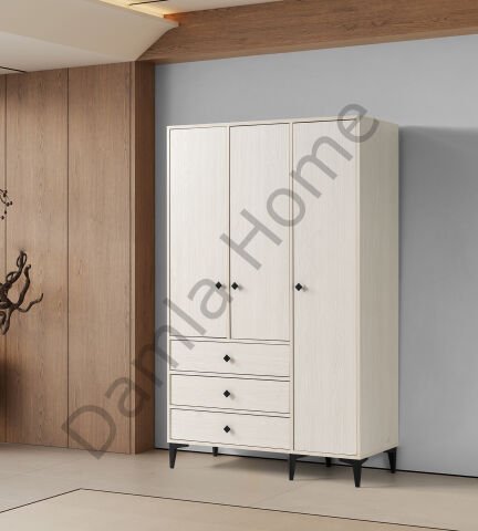 Mira Üç Kapaklı Dolap - Monet