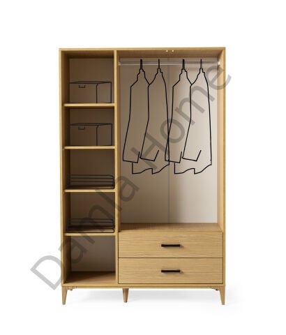 Nova Üç Kapaklı Dolap - Klimt