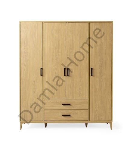 Nova Dört Kapaklı Dolap - Klimt