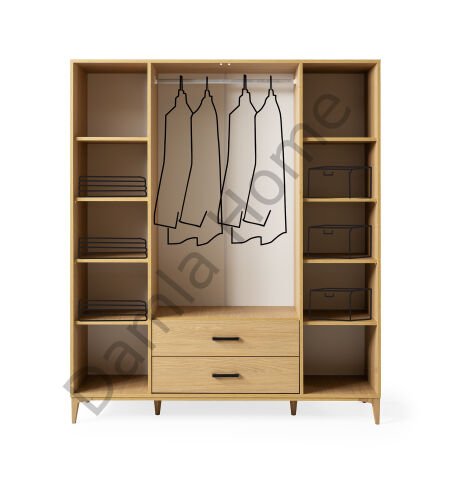 Nova Dört Kapaklı Dolap - Klimt