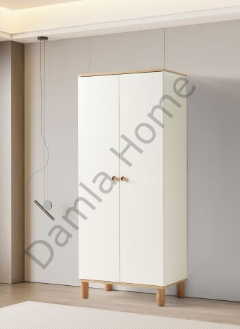 Duru İki Kapaklı Dolap - Ekru
