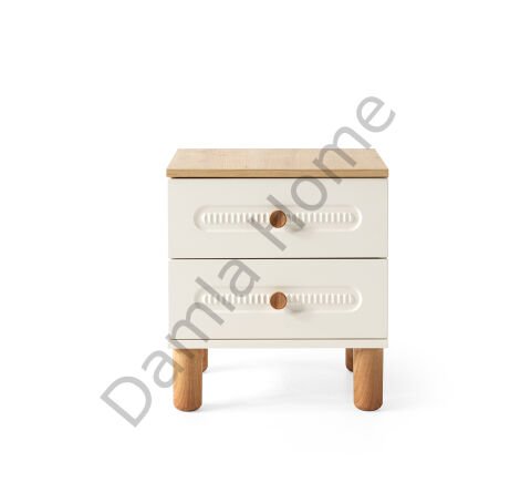 Orion Komodin - Ekru/Meşe