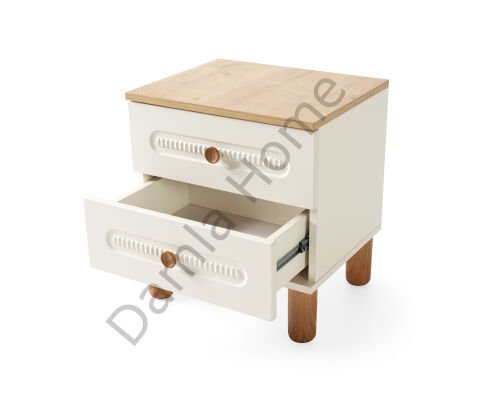 Orion Komodin - Ekru/Meşe