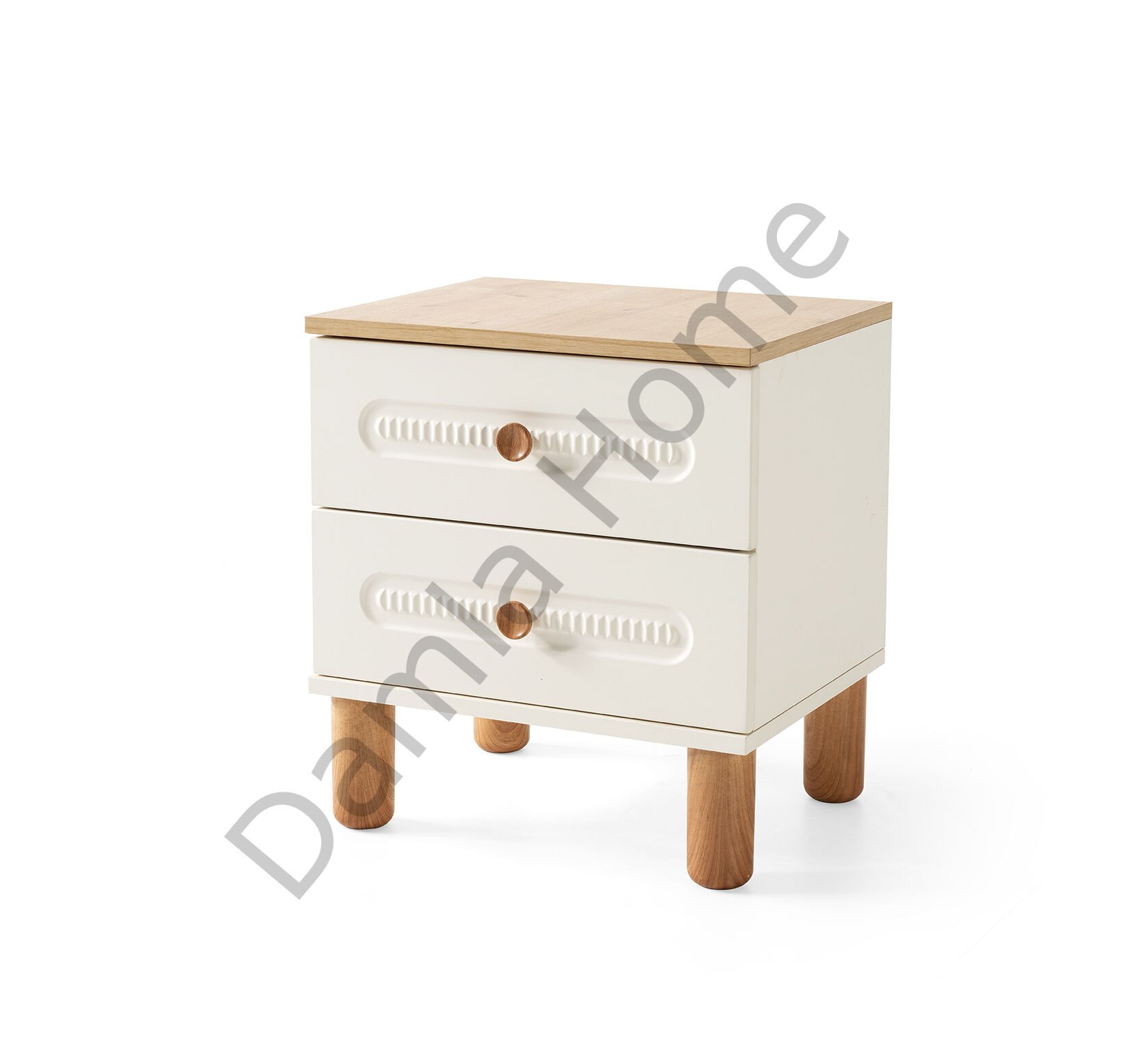 Orion Komodin - Ekru/Meşe