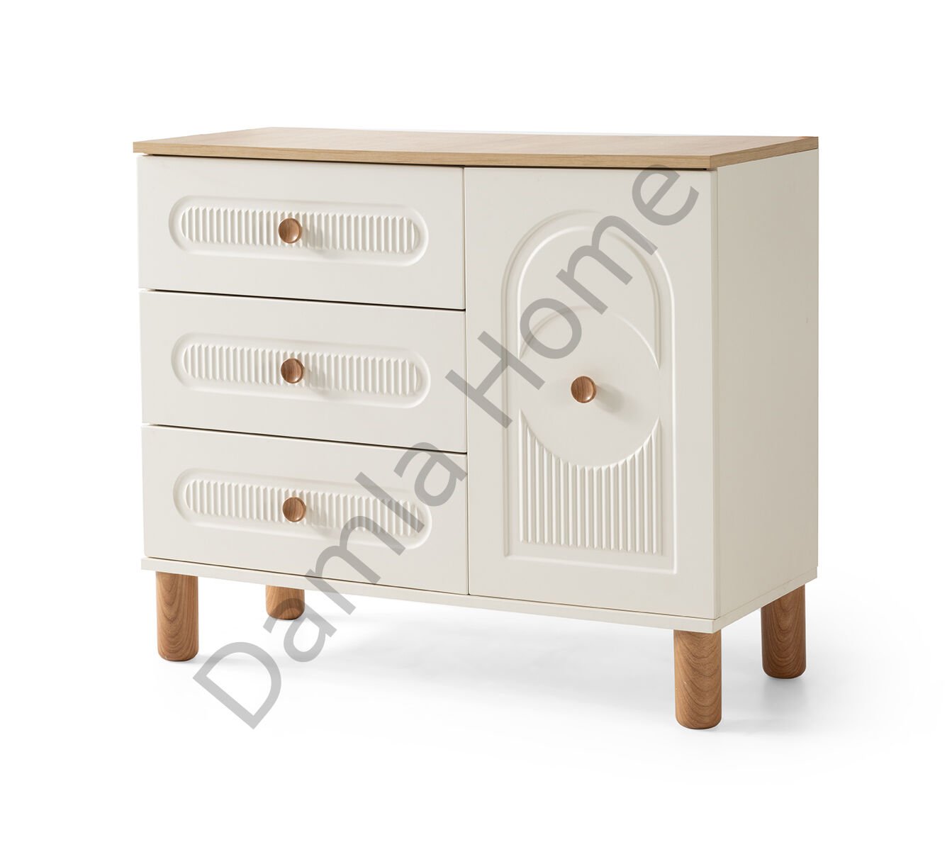 Orion Şifonyer - Ekru/Meşe