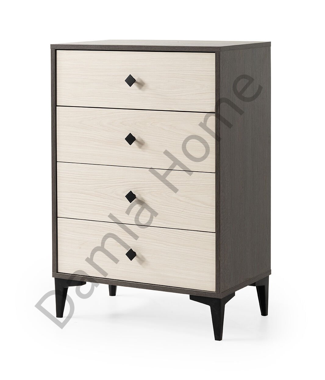 Mira Şifonyer - Antrasit Meşe/Monet