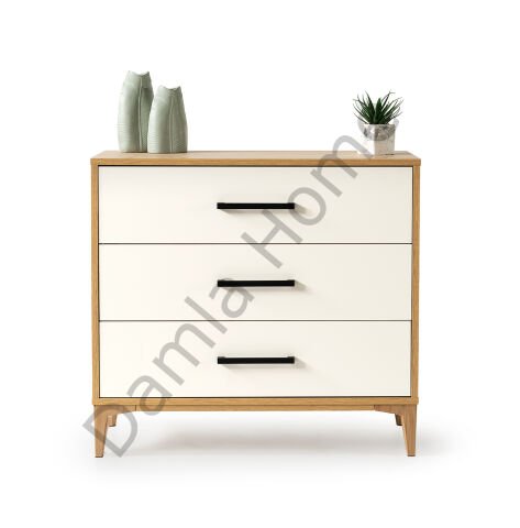 Nova Şifonyer - Klimt/Ekru