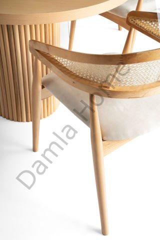 Nova Masa Sandalye Takımı - Kayın/Naturel