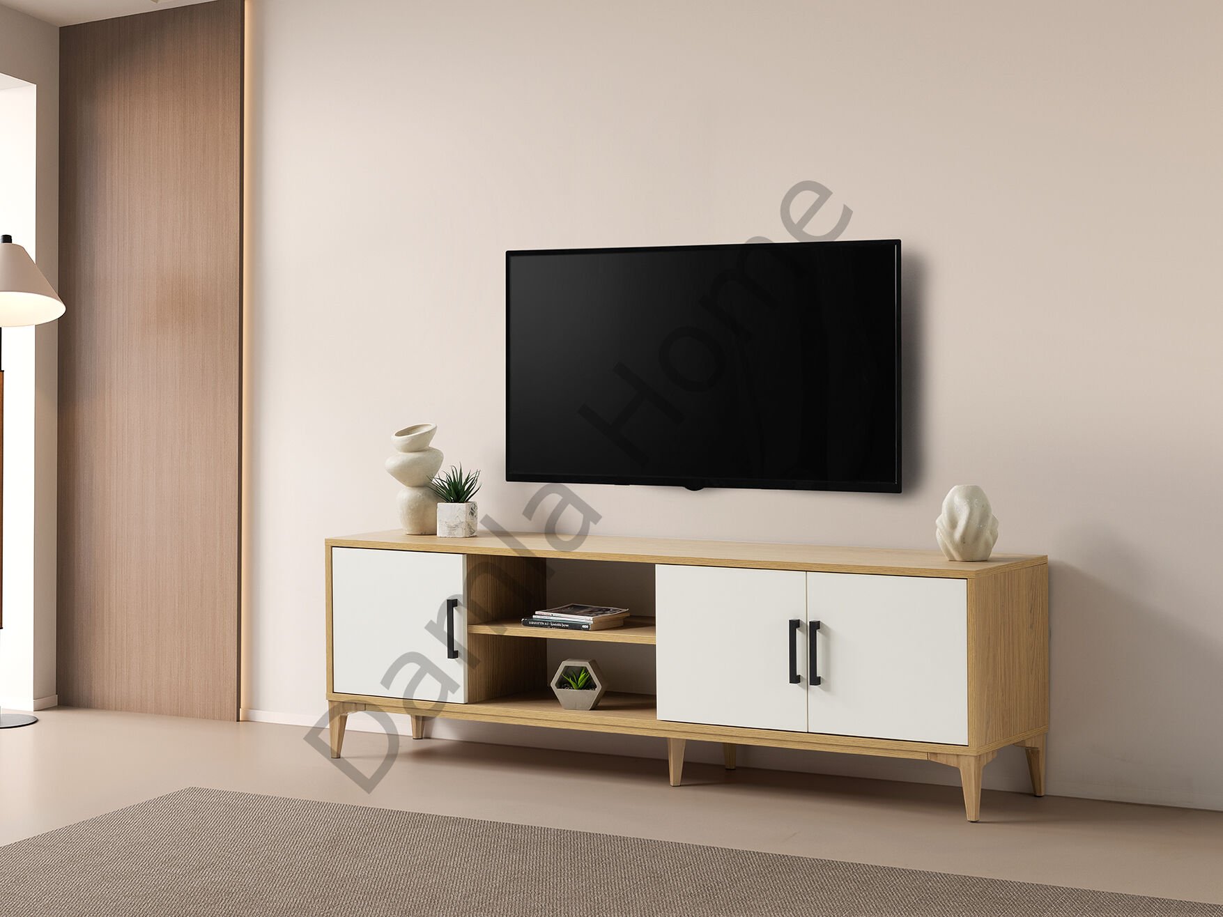 Nova Tv Ünitesi - Klimt/Ekru