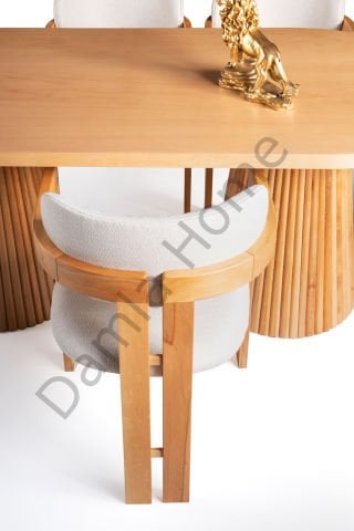 Pelit Masa Sandalye Takımı - Kayın/Naturel