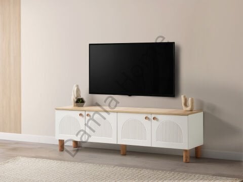Orion Tv Ünitesi - Ekru/Meşe