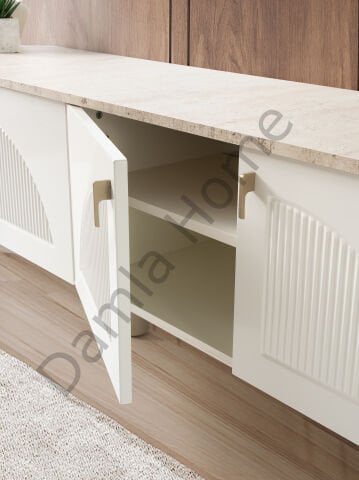 Vega Tv Ünitesi - Ekru/Traverten