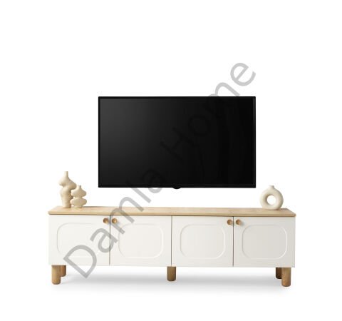 Nero Tv Ünitesi - Ekru/Meşe