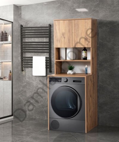 Çamaşır Makinesi Dolabı - Çam