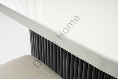 Asos Masa Sandalye Takımı - Beyaz/Siyah