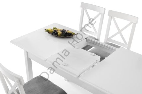 Verona Masa Sandalye Takımı - Beyaz