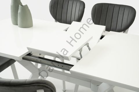 Venedik Masa Sandalye Takımı - Beyaz