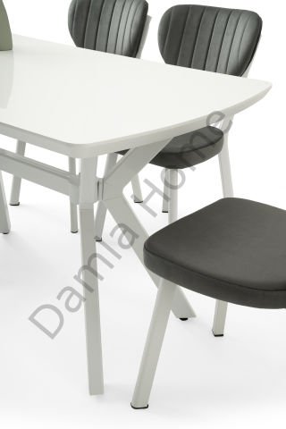 Venedik Masa Sandalye Takımı - Beyaz