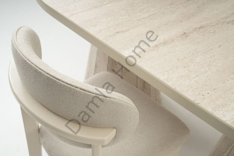 Lora Masa Sandalye Takımı - Traverten