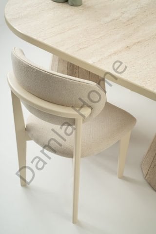 Lora Masa Sandalye Takımı - Traverten