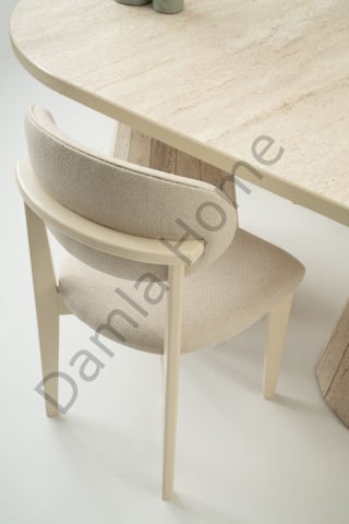 Lora Masa Sandalye Takımı - Traverten