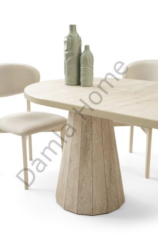 Lora Masa Sandalye Takımı - Traverten