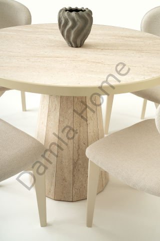 Bohem Masa Sandalye Takımı - Traverten