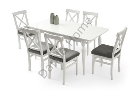 Eliz Masa Sandalye Takımı - Beyaz