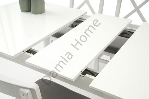 Eliz Masa Sandalye Takımı - Beyaz