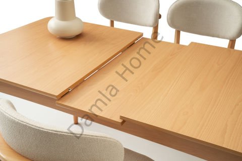 Eliz Masa Sandalye Takımı - Kayın/Naturel