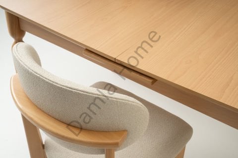 Eliz Masa Sandalye Takımı - Kayın/Naturel