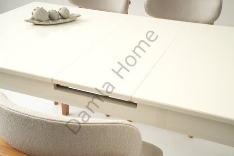 Paris Masa Sandalye Takımı - Ekru/Naturel