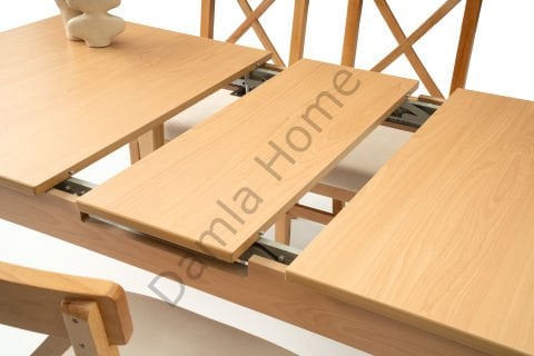 Paris Masa Sandalye Takımı - Kayın/Naturel