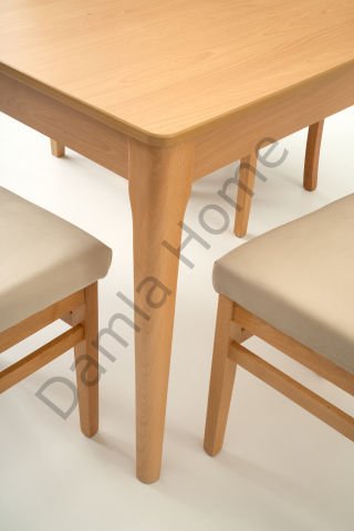 Paris Masa Sandalye Takımı - Kayın/Naturel