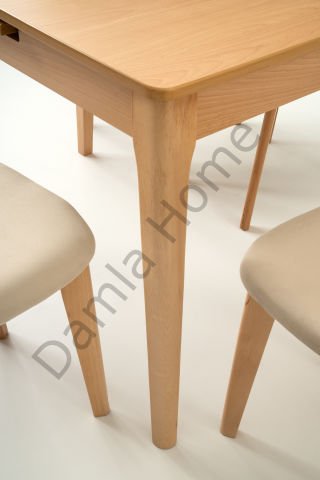 Göksu Masa Sandalye Takımı - Kayın/Naturel