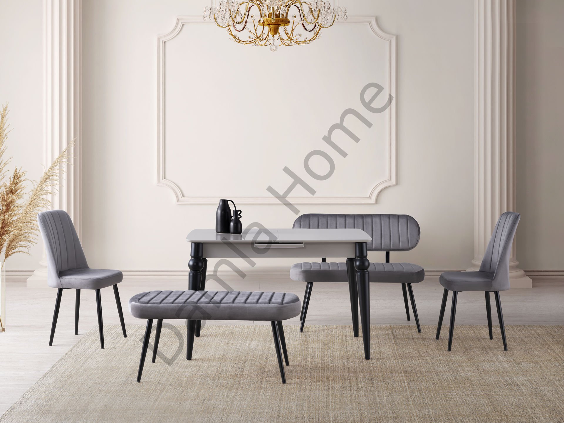 Soft Bank Takımı - Gri/Siyah