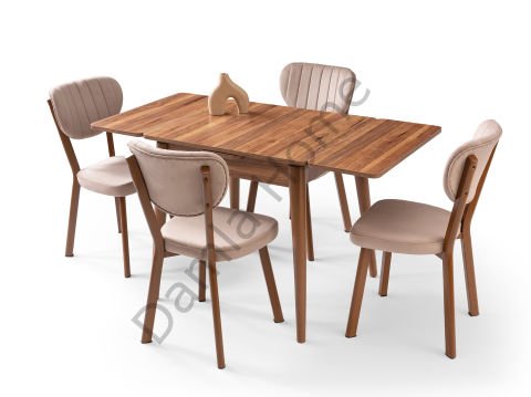 Rüzgar Masa Sandalye Takımı - Ceviz