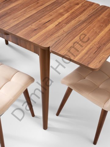 Ece Masa Sandalye Takımı - Ceviz