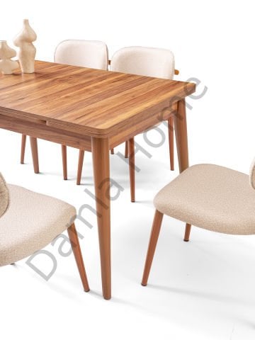 Burgaz Masa Sandalye Takımı - Ceviz