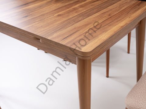 Burgaz Masa Sandalye Takımı - Ceviz