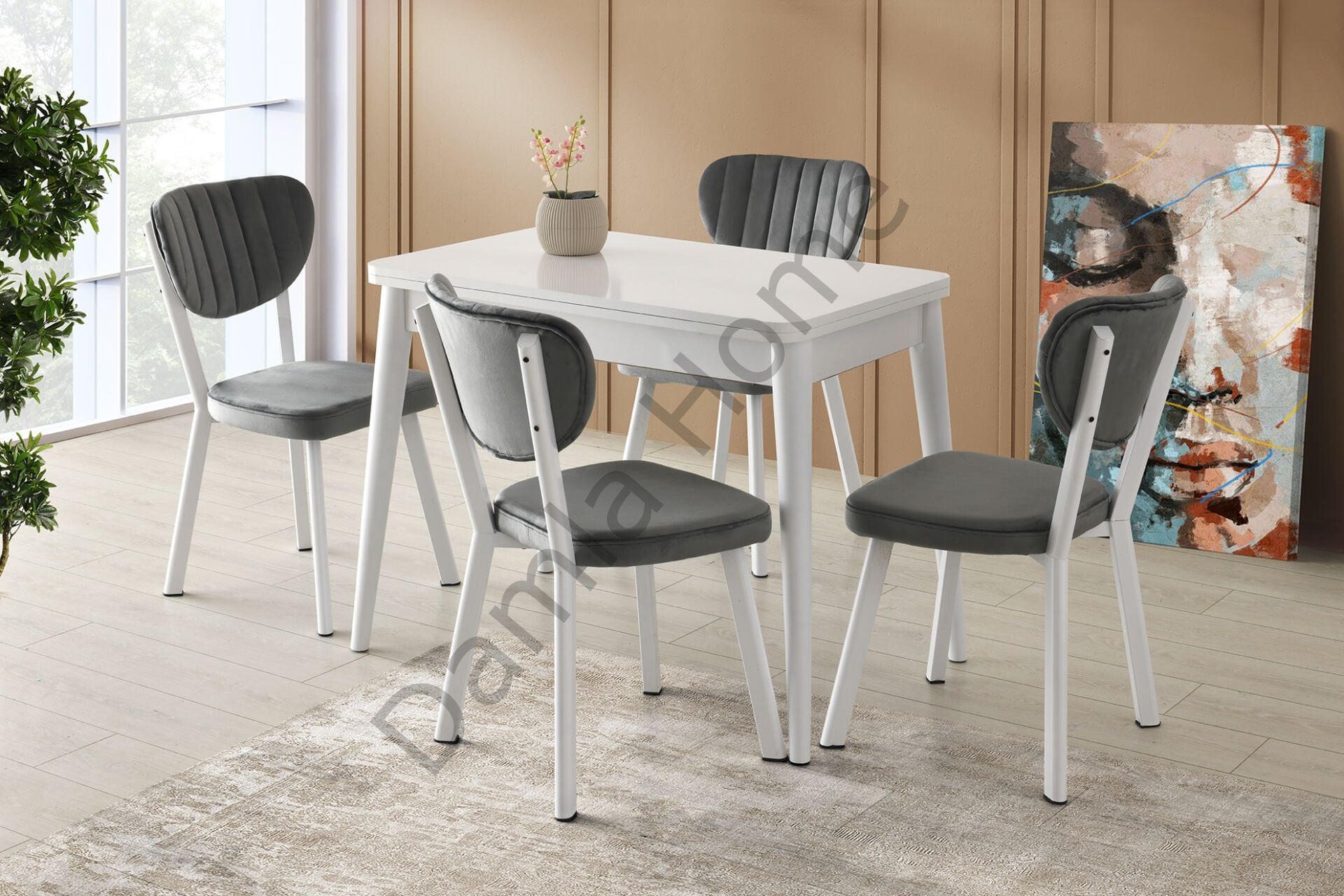 Rüya Masa Sandalye Takımı - Beyaz