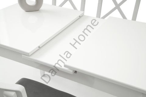 Göksu Masa Sandalye Takımı - Beyaz