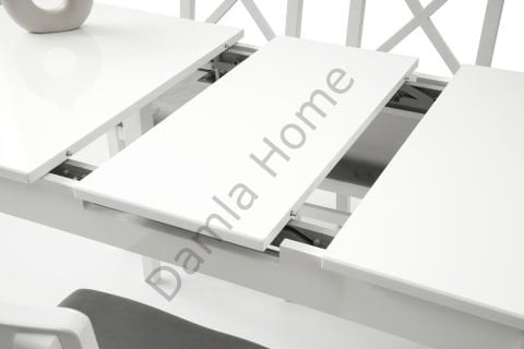 Göksu Masa Sandalye Takımı - Beyaz